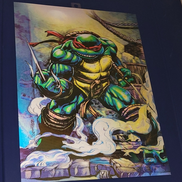 TMNT Leonardo to Raphael 3D Holographic Lenticular Poster - Picture 3 of 3